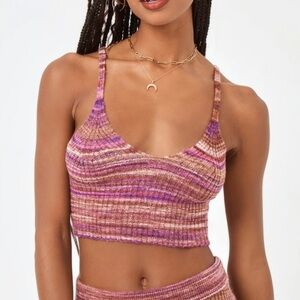 L*space Demi Top in Sundown Space Dye